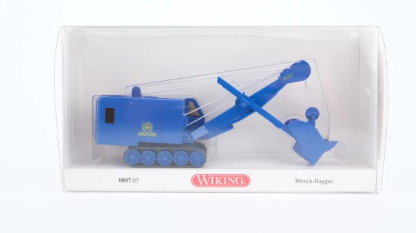 Wiking H0 089707 Menck Bagger blau