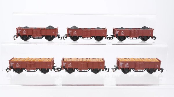 BTTB TT Konvolut Hochbordwagen beladen DR