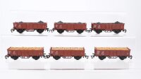 BTTB TT Konvolut Hochbordwagen beladen DR