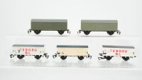 BTTB TT Konvolut gedeckte Güterwagen Tuborg DSB