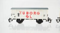 BTTB TT Konvolut gedeckte Güterwagen Tuborg DSB