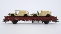 Märklin H0 46960 Niederbordwagen mit Serval  Kls 443 der DB AG