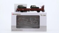 Märklin H0 46954 Rungenwagen mit Geländewagen...