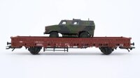 Märklin H0 46952 Rungenwagen mit Allschutzfahrzeug Dingo  Kbs 443 der DB AG