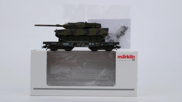 Märklin H0 48748 Schwerlast-Flachwagen Rlmmps der DB AG