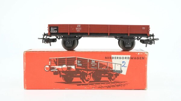 Märklin H0 4503 Niederbordwagen (orangene OVP) DB