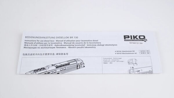 Piko H0 59742 Diesellok BR 231 040-7 DB Gleichstrom Digital Railcom