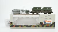 Roco H0 830 Schwerlastwagen (Minitanks mit 2 Panzer USATC) DB