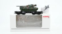 Märklin H0 48878 Flachwagen beladen mit BW Leopard DB