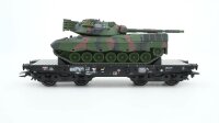 Märklin H0 48878 Flachwagen beladen mit BW Leopard DB