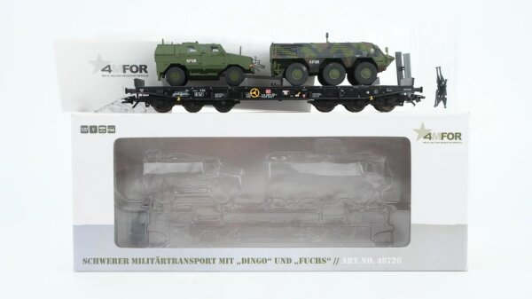 Märklin H0 48726 Schwerer Militärtransport Mit"Dingo" und "Fuchs" DB