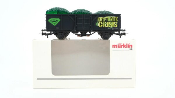 Märklin H0 48706 Offener Güterwagen KRYPTONITE CRISIS  El-u 1.FC märklin Jahreswagen 2006