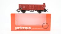 Primex H0 4547 Offener Güterwagen mit Bremserhaus...