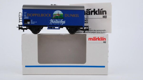 Märklin H0 4421 Bierwagen ANDECHS (Kühlwagen)  Ichqrs 377 der DB