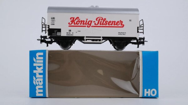 Märklin H0 4418 Bierwagen KÖNIG-PILSENER (Kühlwagen)  Ichqrs 377 der DB