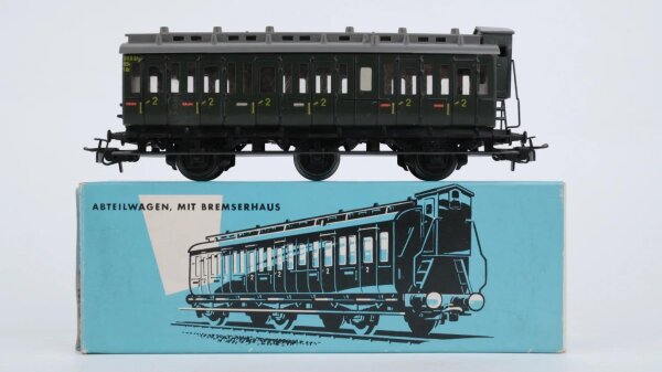 Märklin H0 4005 Reisezugwagen (dunkelgrüner Wagenkasten, 2.Kl.) B3pr07 / B2pr07 der DB