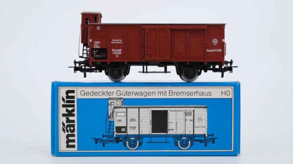 Märklin H0 4695 Gedeckter Güterwagen mit Bremserhaus  G 10 der DRG