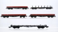 Märklin H0 Konvolut Rungenwagen Niederbordwagen DB