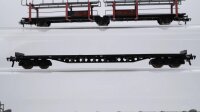 Fleischmann H0 Konvolut Autotransportwagen Rungenwagen DB