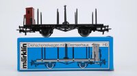 Märklin H0 4697 Drehschemelwagen mit Bremserhaus DR