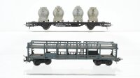 Lima H0 Konvolut Autotransportwagen Behälertragwagen...