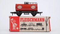 Fleischmann H0 5030 Kesselwagen (Esso, Blech, rot)  DB