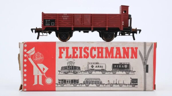 Fleischmann H0 5204 Hochbordwagen mit Bremserhaus DB