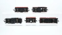 Fleischmann ua H0 Konvolut gedeckte Güterwagen 50 Jahre Fleischmann Hochbordwagen Niederbordwagen DB K.Bay.Sts.B.