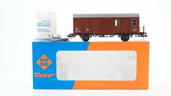 Roco H0 4372S Gedeckter Güterwagen Begleitwagen DB