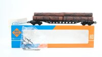 Roco H0 4360 Rungenwagen mit Baumstämmen DB