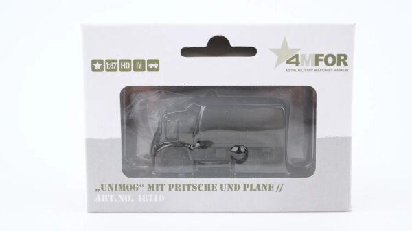 Märklin 4MFOR H0 18710 Unimog Pritsche/Plane