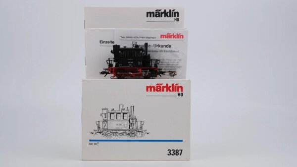 Märklin H0 3387 Dampflok Glaskasten BR 98 308 DB Wechselstrom