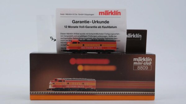 Märklin Z 8809 Diesellokomotive Typ F 7 der Southern Pacific
