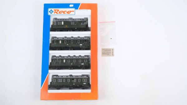 Roco H0 44056 Personenwagen Set Abteilwagen Postwagen DB