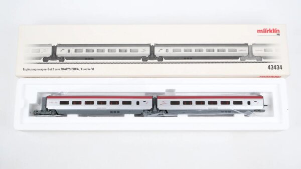 Märklin H0 43434 Ergänzungswagen-Set 2 THALYS PBKA