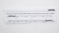 Märklin H0 43444 Ergänzungswagen-Set 3 THALYS PBKA