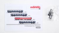 Märklin H0 43233 Personenwagenset Schnellzugwagen F 41 Senator 4-tlg DB