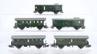 Märklin H0 Konvolut Donnerbüchsen 2./3. Kl. Gepäckwagen