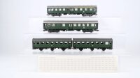 Märklin H0 Konvolut Umbauwagen Mitteleinstiegswagen 1./2. Kl. mit Gepäckabteil DB