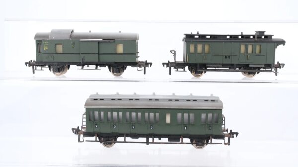Fleischmann H0 Konvolut Abteilwagen 1./2. Kl. Gepäckwagen DR ua