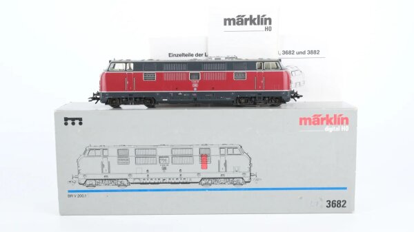 Märklin H0 3682 Diesellokomotive BR V 200 139 der DB Wechselstrom Digital