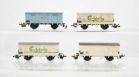 BTTB TT Konvolut gedeckte Güterwagen Carlsberg DSB