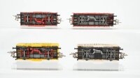 Zeuke TT Konvolut gedeckte Güterwagen Seefische Südfrüchte Hochbordwagen DR