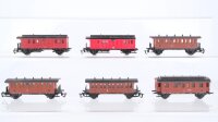 BTTB TT Konvolut Donnerbüchsen Umbauwagen 3. Kl. Gepäckwagen K.P.E.V.