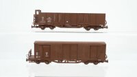 Roco H0e Konvolut gedeckter Güterwagen Hochbordwagen...