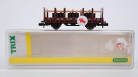 Minitrix N 13457 Rungenwagen mit Ladung DR