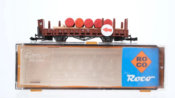 Roco N 02314B Rungenwagen beladen DB