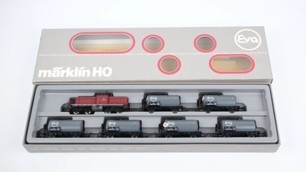 Märklin H0 2855 Güterzug Kesselwagen "Eva" DB Wechselstrom