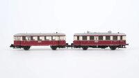 Minitrix N Dieseltriebwagen mit Beiwagen BR 135 055 DR