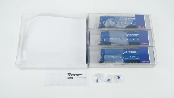 Roco H0 76046 Selbstentladewagen-Set PKP Cargo